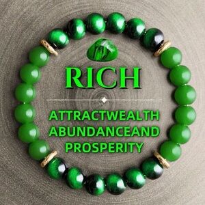 💎4/$20💎Green Agate w Green Tigers Eye